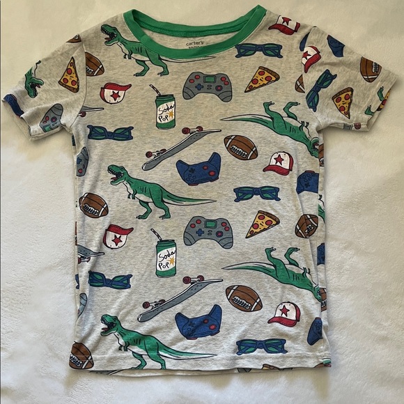Boys Pizza Video Game Jammies - Picture 2 of 4